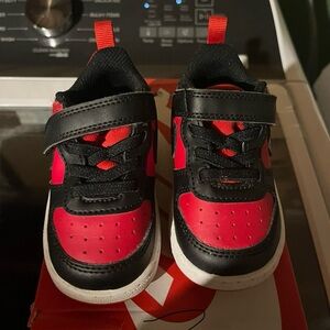 Nike Black and Red Sneakers